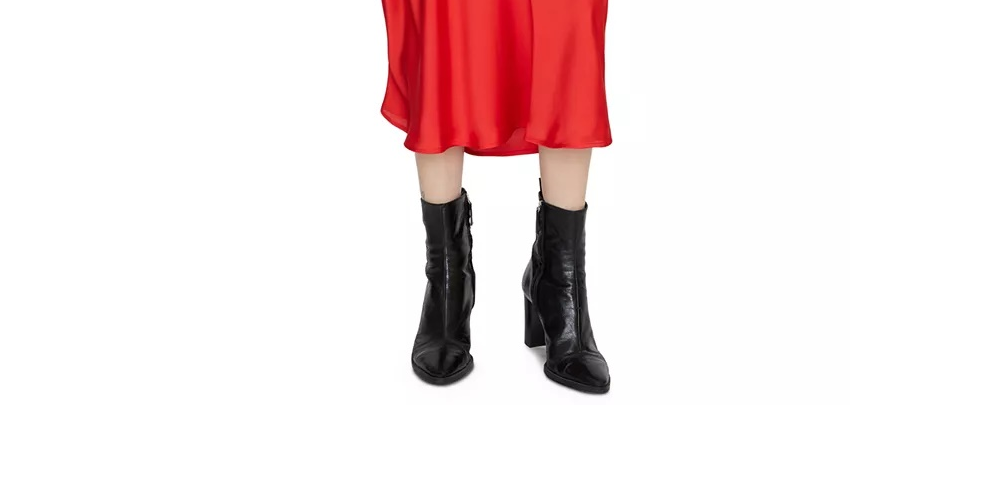 Sanctuary Women's Everyday Midi Skirt Red Size Small