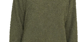 Sanctuary Women's Teddy Sweater Dark Green Size Large