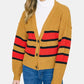 Sanctuary Women's Fall For It Shaker Stitch Cardigan Size Red Size Medium