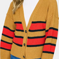 Sanctuary Women's Fall For It Shaker Stitch Cardigan Size Red Size Medium