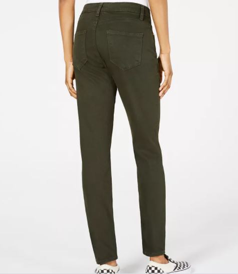 STS Blue Women's Ellie High Waist Skinny Jeans Medium Green Size 24