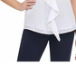 Tommy Hilfiger Women's Ruffle Front Top White Size X-Large