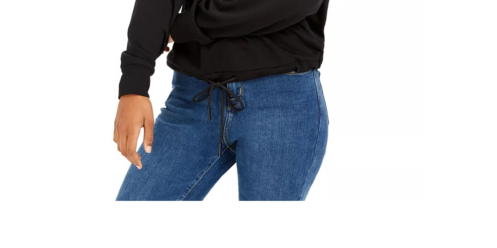 Hippie Rose Juniors' Sherpa Lined Quarter-Zip Sweatshirt Black Size Extra Large