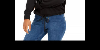 Hippie Rose Juniors' Sherpa Lined Quarter-Zip Sweatshirt Black Size Extra Large