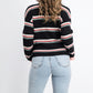 Hippie Rose Juniors' Button-Shoulder Sweater Black Size Medium