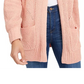 Hippie Rose Junior's Chenille Cardigan Orange Size Small