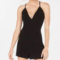 Emerald Sundae Junior's Lace Back Romper Black Size X-Small