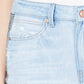 Rewash Junior's Ripped Herringbone Contrast Skinny Jeans Blue Size 0
