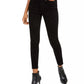 Rewash Juniors' Velvet Leopard Jeans Black Size 13