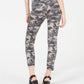 Rewash Juniors' Camo Cropped Skinny Jeans Gray Size 7