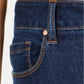 Rewash Junior's High Rise Button Fly Skinny Jeans Blue Size 3