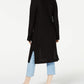 Hooked Up By Iot Juniors' Textured Duster Cardigan Black Size Small