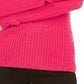 Tommy Hilfiger Women's Ivy Cotton Cable Sweater Pink Size Large