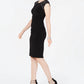 Jessica Howard Women's Embellished Sheath Dress Black Size 10