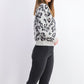 Planet Gold Juniors' Animal-Print Sweater Gray Size Medium