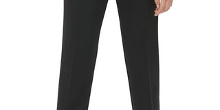 Calvin Klein Women's Tie Belt Straight Leg Pants Black Size 6