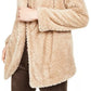 Calvin Klein Women's Chevron Stitch Cardigan Jacket Beige Size Extra Large