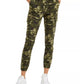 Almost Famous Junior's Camo Print Jogger Pants Green Size X-Small