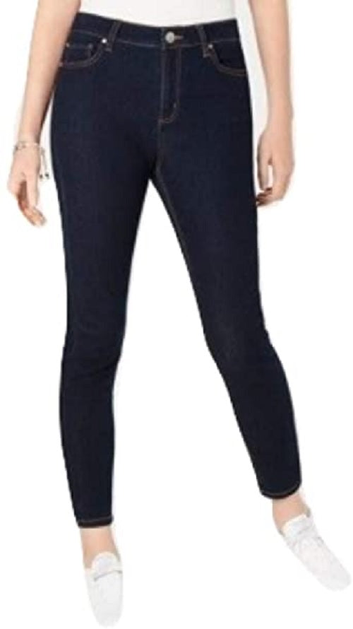 Tinseltown Juniors' High Rise Skinny Jeans Dark Blue Size 7