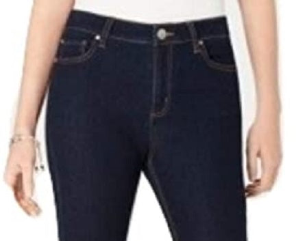 Tinseltown Juniors' High Rise Skinny Jeans Dark Blue Size 7
