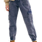 Free People Women's Platoon Cargo Pants Navy Size Small