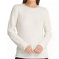 DKNY Women's Embellished Sweater White Size Large