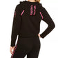 Calvin Klein Women's Performance Logo Hoodie Black Size Large