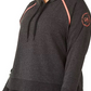 Calvin Klein Women's Performance Plus Size Raglan Sleeve Hoodie Black Size 1X
