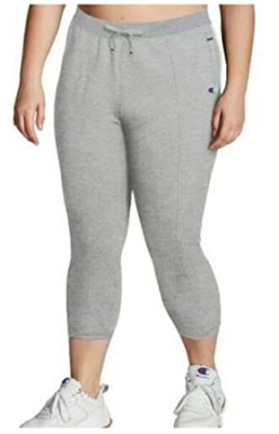 Champion Women's Heritage Warm Up Ankle Pants Grey Size 2X
