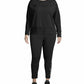 Champion Women's Plus Size Heritage Herringbone Sweatshirt Black Size 2X