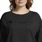 Champion Women's Plus Size Heritage Herringbone Sweatshirt Black Size 2X