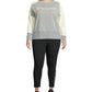 Champion Womne's Plus Size Heritage Herringbone Sweatshirt Med Gray Size 1X