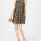 Robbie Bee Women's Polka Dot Trapeze Dress Black Size 10 Petite