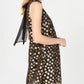 Robbie Bee Women's Polka Dot Trapeze Dress Black Size 10 Petite