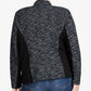 Rachel Roy Women's Trendy Open Front Jacket Black Size 2X