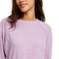 Crave Fame Juniors' Dolman-Sleeved Sweatshirt Purple Size Medium