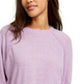 Crave Fame Juniors' Dolman-Sleeved Sweatshirt Purple Size Small