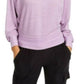 Crave Fame Juniors' Dolman-Sleeved Sweatshirt Purple Size Small