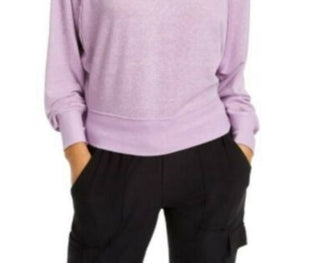 Crave Fame Juniors' Dolman-Sleeved Sweatshirt Purple Size Small