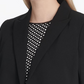 Calvin Klein Women's Scuba Double-Breasted Jacket Black Size 6