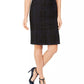 Calvin Klein Women's Tweed Pencil Skirt Blue Size 12