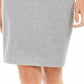 Calvin Klein Women's Zip-Pocket Pencil Skirt Silver Size 16