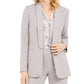 Calvin Klein Women's Parker Twill Blazer Grey Size 10