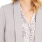 Calvin Klein Women's Parker Twill Blazer Gray Size 2