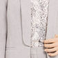 Calvin Klein Women's Parker Twill Blazer Gray Size 2