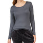 32 Degrees Women's Cozy Heat Underwear Top Black Size X-Small