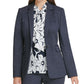 DKNY Women's Knit One Button Blazer Navy Size 2