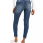 Vanilla Star Juniors' High-Rise Distressed Skinny Jeans Navy Size 7