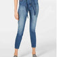Vanilla Star Women's Belted Cropped Jeans Green Size 11