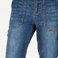 Vanilla Star Women's Ripped Cuffed Jeans Blue Size 7